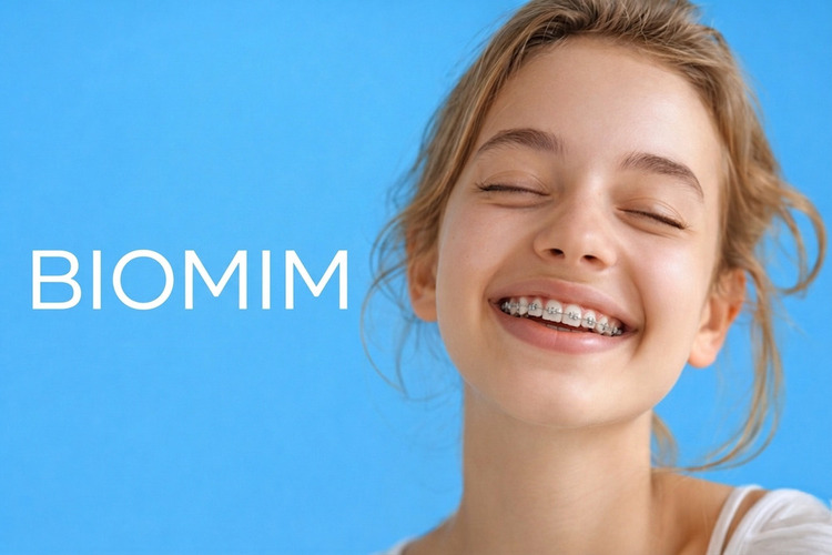 Металлические брекеты Biomim (США) 1&nbsp;зубной ряд с&nbsp;установкой &laquo;под&nbsp;ключ&raquo;
